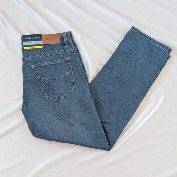 Scott Barber Other - New Scott Barber Men's 5-Pocket‎ Stretch Denim Jeans Pants 32x29